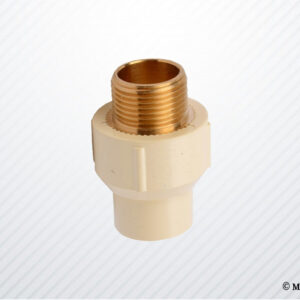 CPVC MALE ADAPTERS BRASS THREADS 11/4''