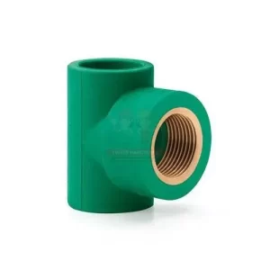 PPR FEMALE THREADED TEE 25mm x 1/2"