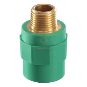 PPR MALE THREADED COUPLING 32mm x 1" BRASS