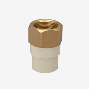 CPVC FEMALE ADAPTERS BRASS THREADS 1"