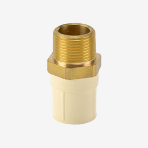 CPVC MALE ADAPTERS BRASS THREADS 3/4" X 1/2"